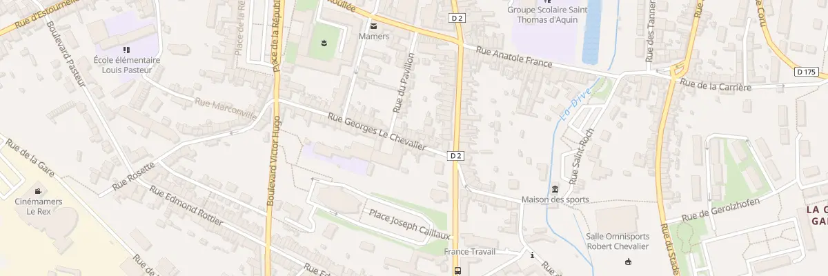 Plan du 34 Rue Georges Le Chevalier à Mamers
