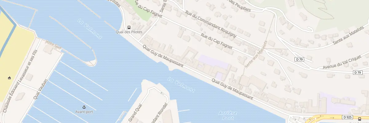 Plan du 94 Quai Guy de Maupassant à Fécamp