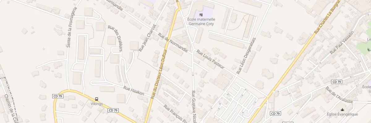 Plan du 1B Rue de Normandie à Fécamp