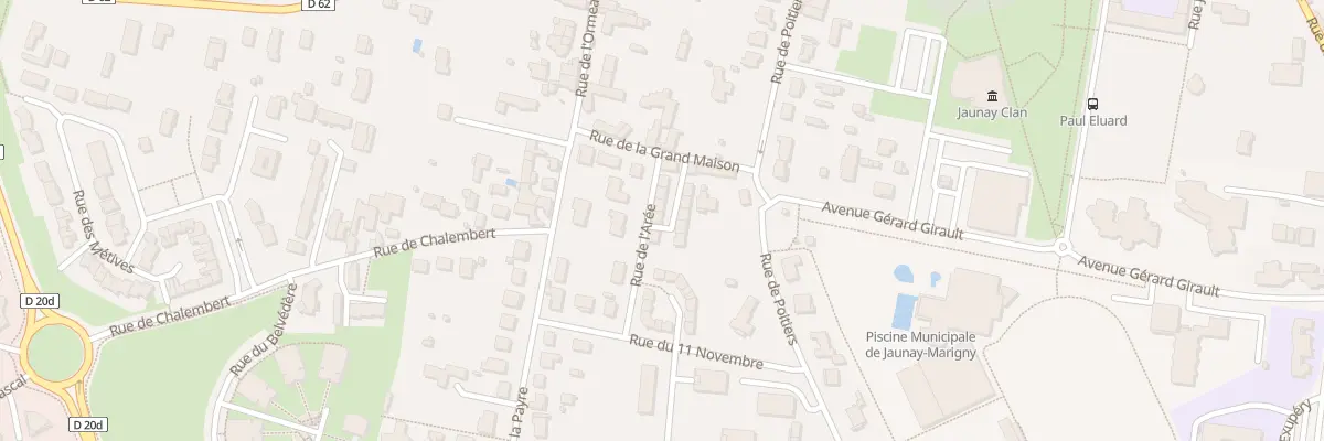 Plan du 7 Rue de l’Arée à Jaunay-Marigny
