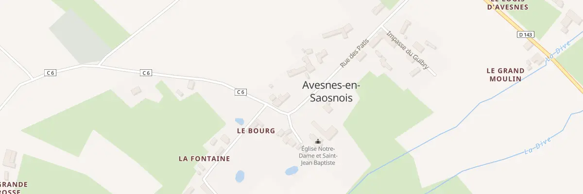 Plan du 16 Rue du Patis à Avesnes-en-Saosnois