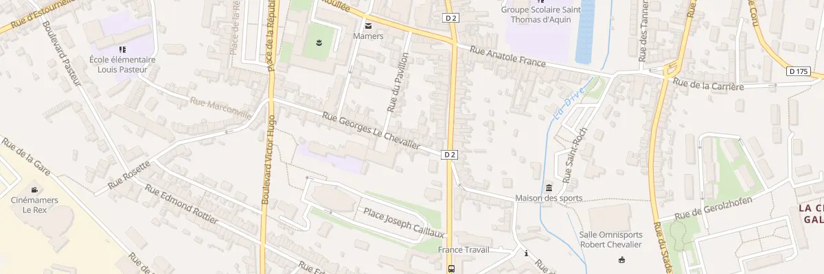 Plan du 36 Rue Georges Le Chevalier à Mamers