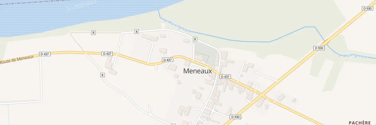 Plan du 183 Rte de Meneaux à Feugarolles