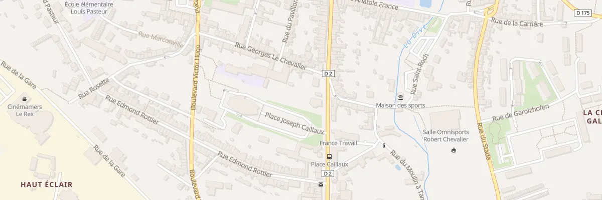 Plan du 93 Rue Ledru Rollin à Mamers