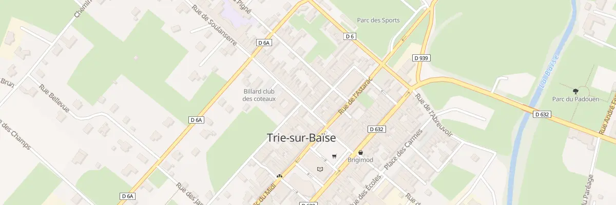 Plan du 8 Rue de Soulanserre à Trie-sur-Baïse
