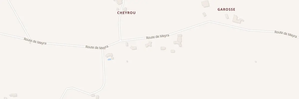 Plan du 1347 Rte de Meyra à Agnac