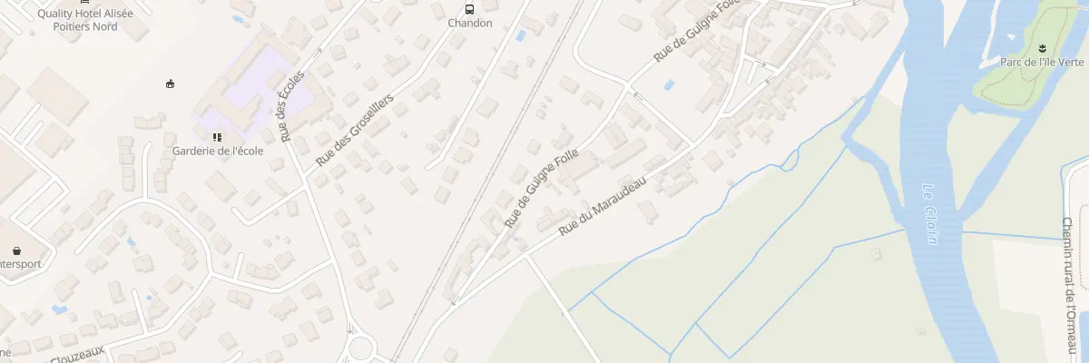 Plan du 27 Rue de la Guigne Folle à Chasseneuil-du-Poitou