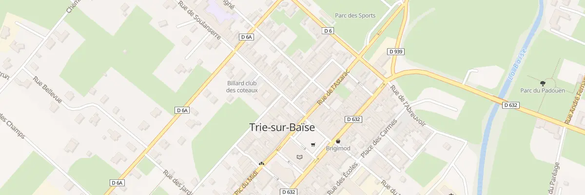 Plan du 16 Rue du Carrérot à Trie-sur-Baïse