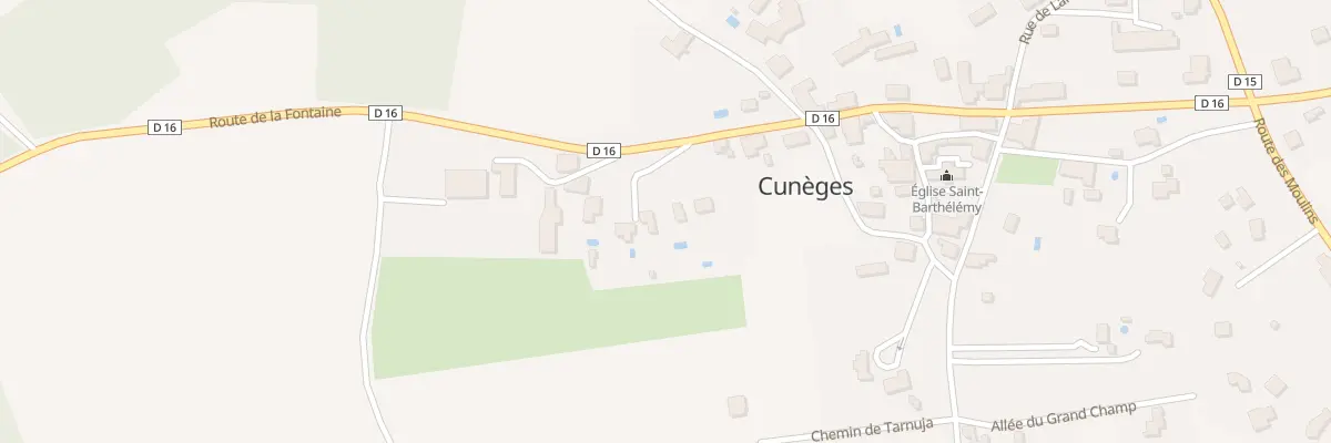 Plan du 52 Le Bourg à Cunèges