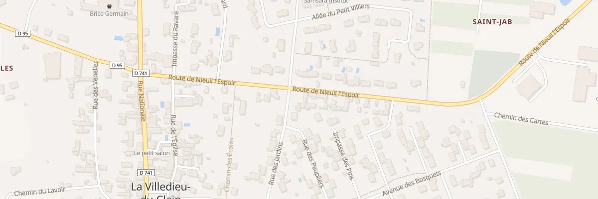 Plan du 5 Rte de Nieuil-l’Espoir à La Villedieu-du-Clain