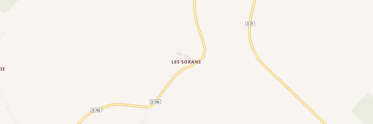 Plan du 83 Les Sorans à Ferrières-la-Verrerie