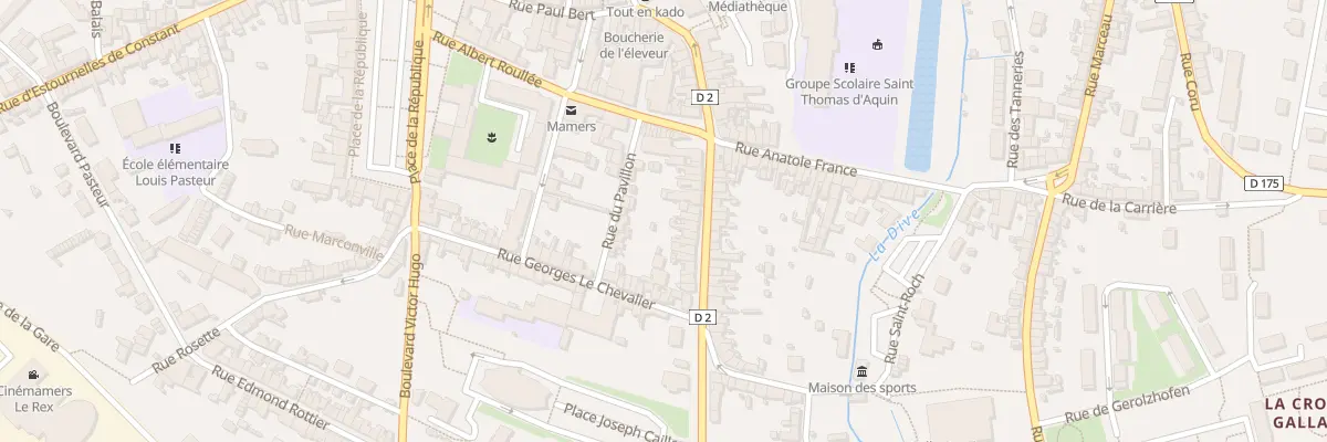 Plan du 67 Rue Ledru Rollin à Mamers