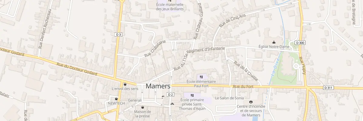 Plan du 12 Rue du 115eme Ri à Mamers