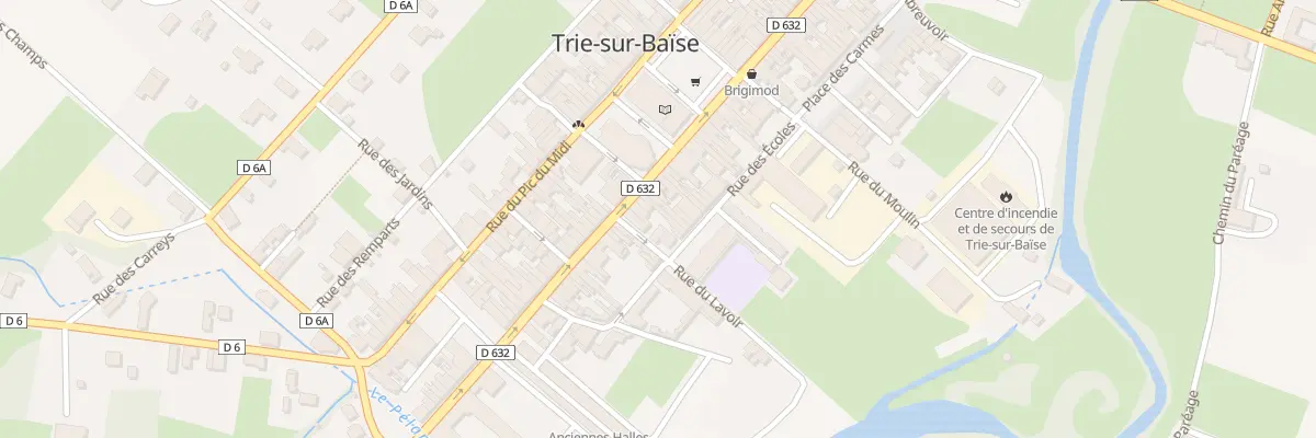 Plan du 5 Rue des Monts de Bigorre à Trie-sur-Baïse