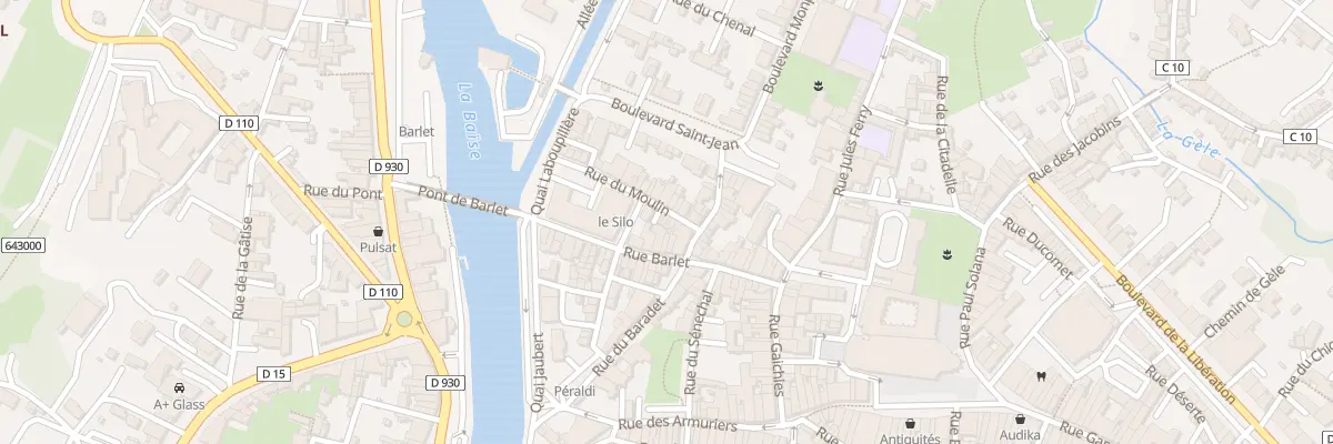 Plan du 10 Rue du Moulin à Termes-d’Armagnac