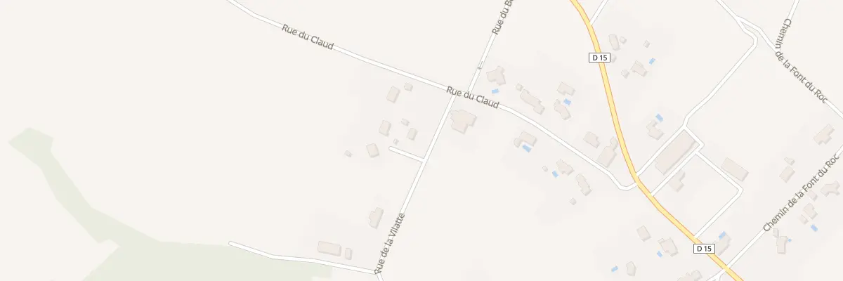 Plan du 15 Rue de la Vilatte à Cunèges