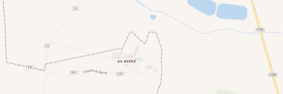 Plan du 427 Che du Berné à Vic-Fezensac