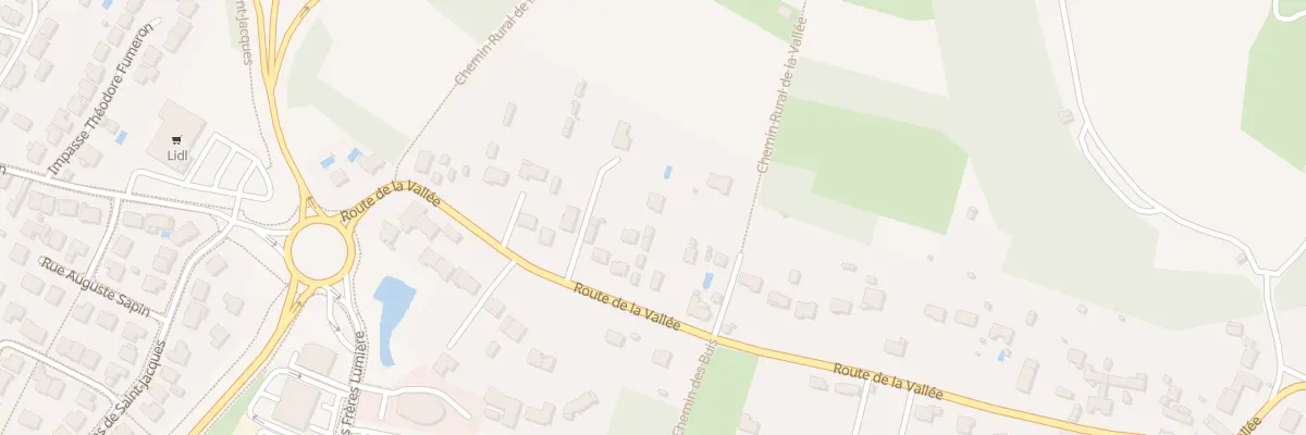 Plan du 25 Rte de la Vallée à Buxerolles