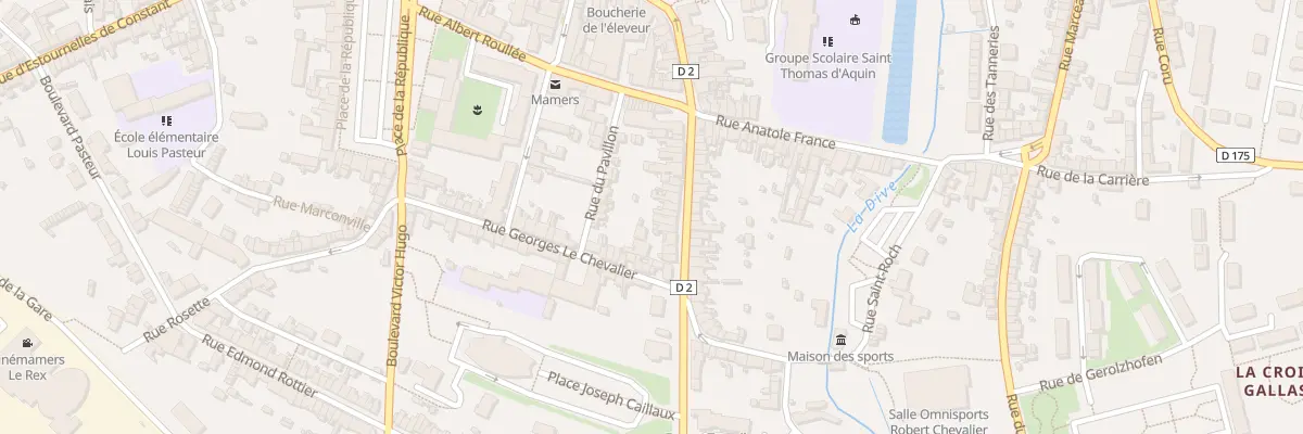 Plan du 73 Rue Ledru Rollin à Mamers