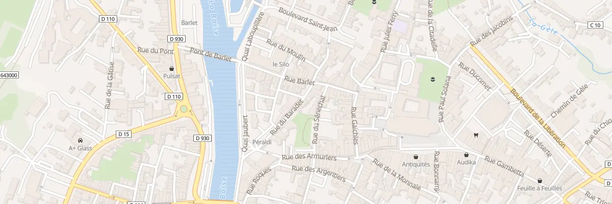 Plan du 7B Rue du Baradet à Condom