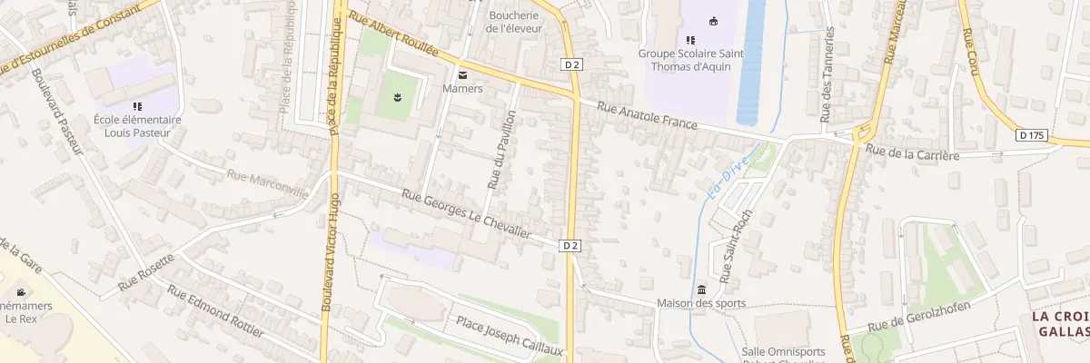 Plan du 71 Rue Ledru Rollin à Mamers