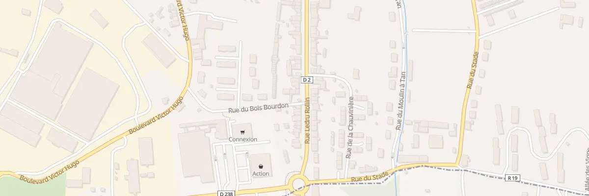Plan du 159 Rue Ledru Rollin à Mamers