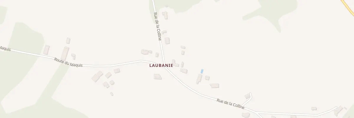 Plan du 40 Laubanie-Est à Saint-Georges-Blancaneix