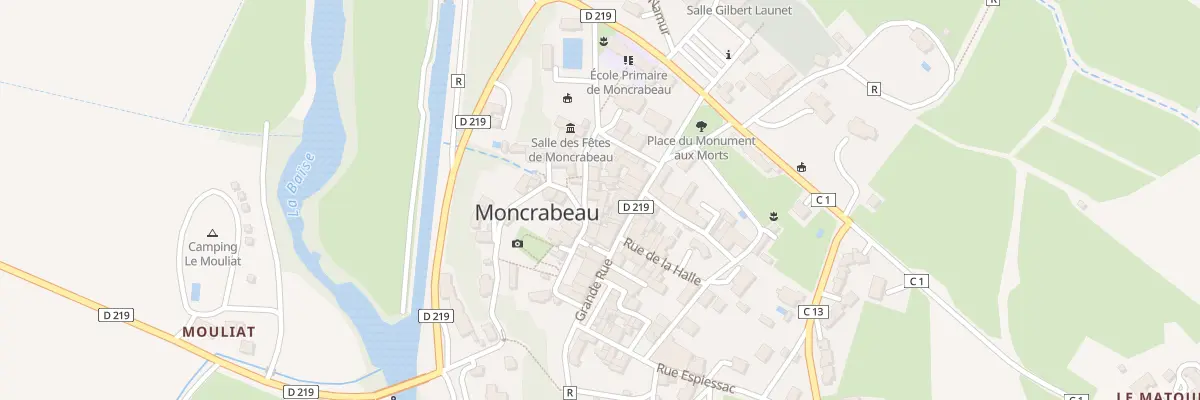 Plan du 33 Rue des Remparts à Moncrabeau