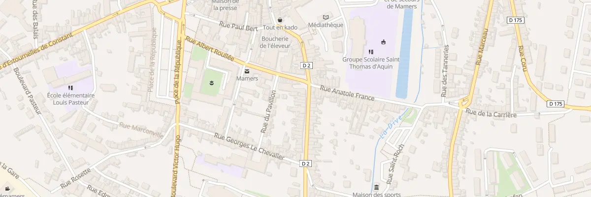Plan du 51 Rue Ledru Rollin à Mamers