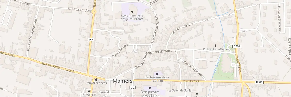 Plan du 30 Rue du 115eme Ri à Mamers