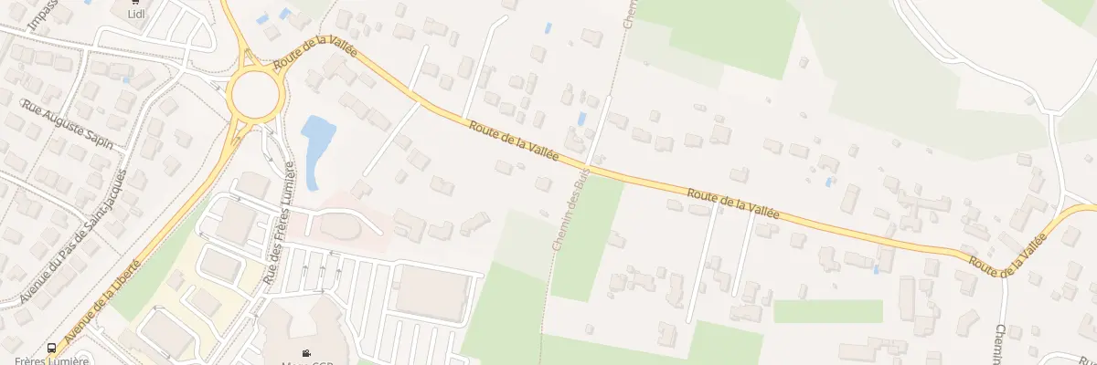 Plan du 20 Rte de la Vallée à Buxerolles