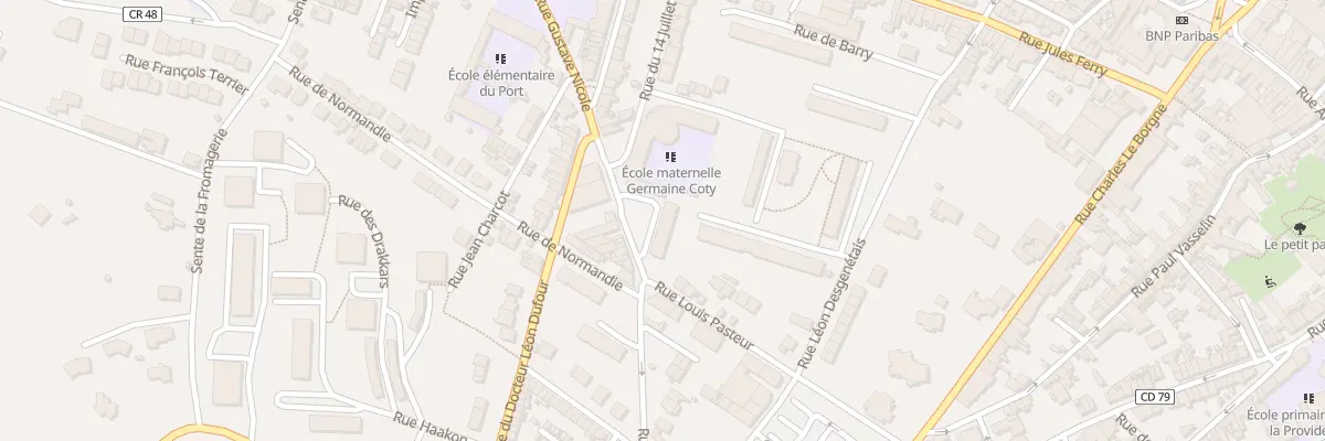 Plan du 41 Rue Gustave Nicole à Fécamp