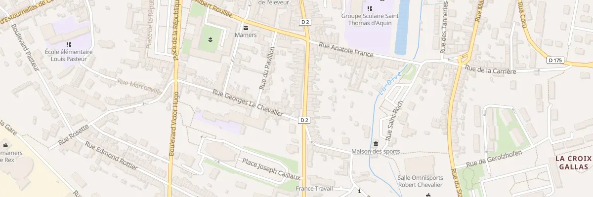 Plan du 77 Rue Ledru Rollin à Mamers