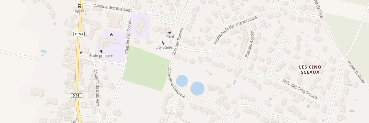 Plan du 3 Rue des Rosiers à La Villedieu-du-Clain