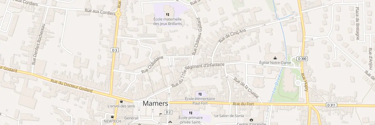 Plan du 32 Rue du 115eme Ri à Mamers