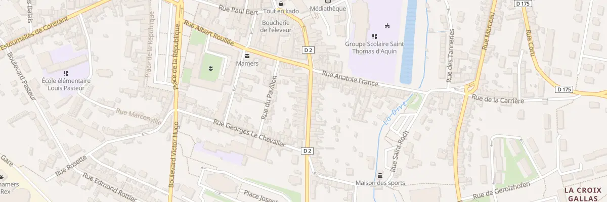 Plan du 63 Rue Ledru Rollin à Mamers