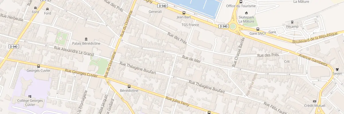 Plan du 29 Rue de Mer à Fécamp