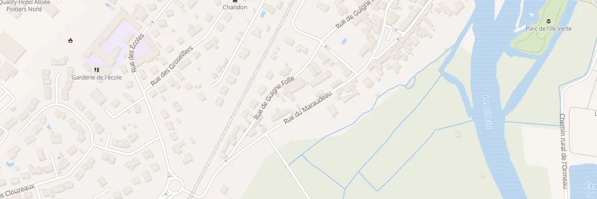 Plan du 25 Rue de la Guigne Folle à Chasseneuil-du-Poitou