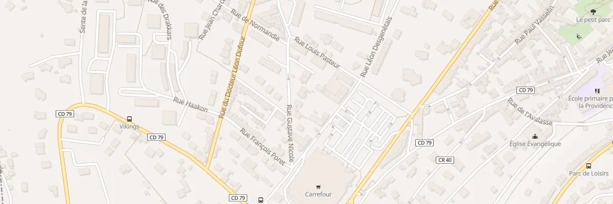Plan du 59 Rue Gustave Nicole à Fécamp