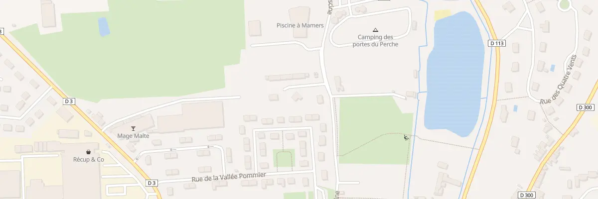 Plan du 4 Rue de la Piscine à Mamers