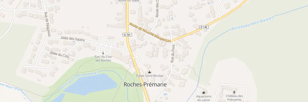Plan du 10 Rte de Nouaillé Maupertuis à Roches-Prémarie-Andillé