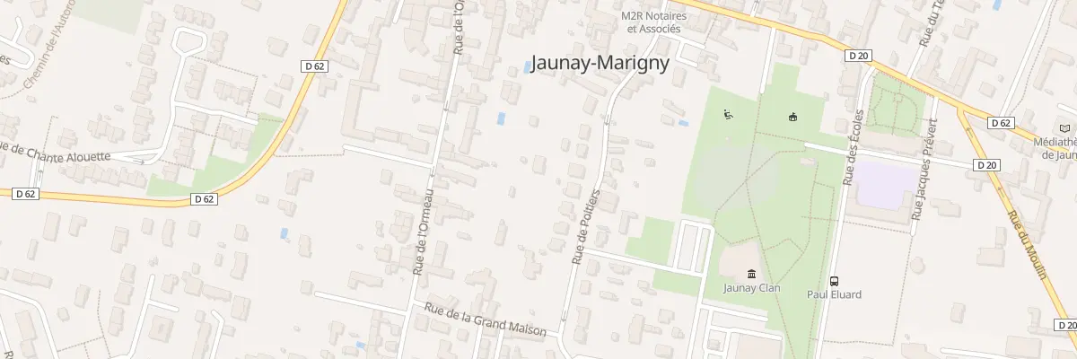 Plan du 20 Rue de Poitiers à Jaunay-Marigny