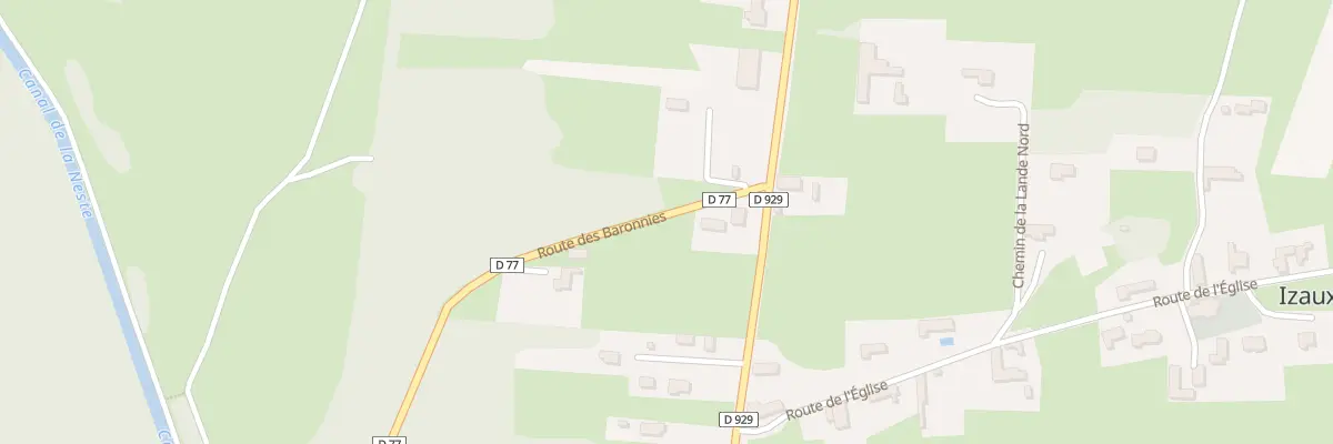 Plan du 5 Rte des Baronnies à Izaux