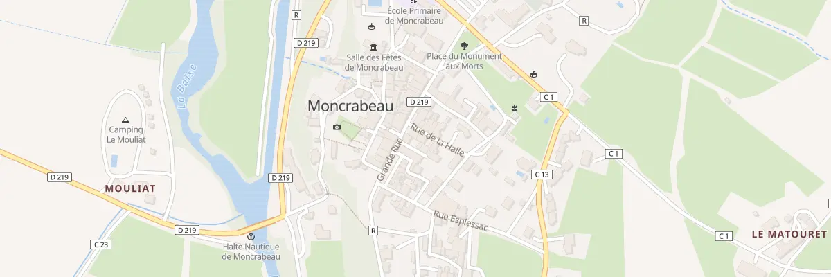 Plan du 163 Gr Grande Rue à Moncrabeau