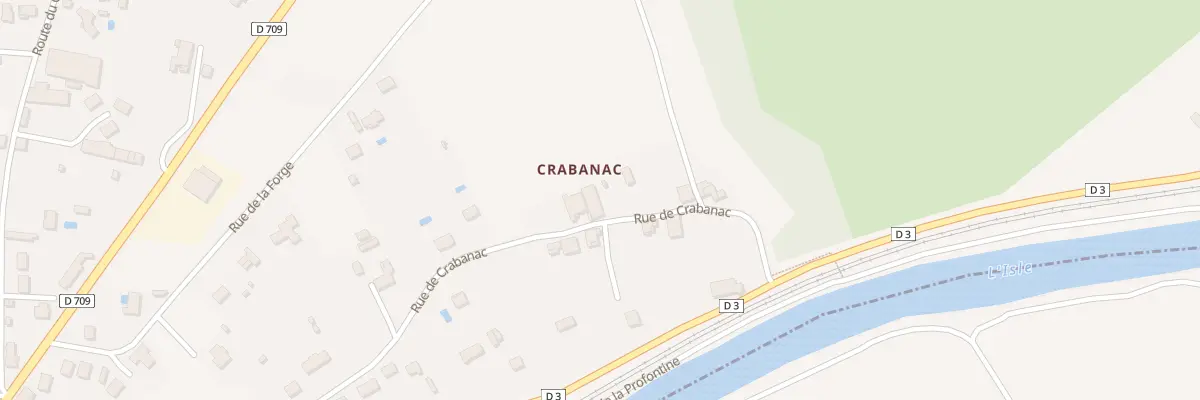 Plan du 23 Rue de Crabanac à Saint-Front-de-Pradoux