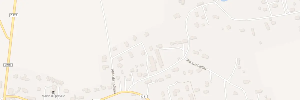Plan du 9 All du Château à Épreville
