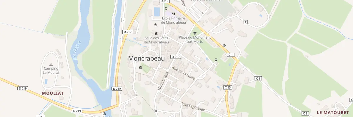 Plan du 123 Gr Grande Rue à Moncrabeau