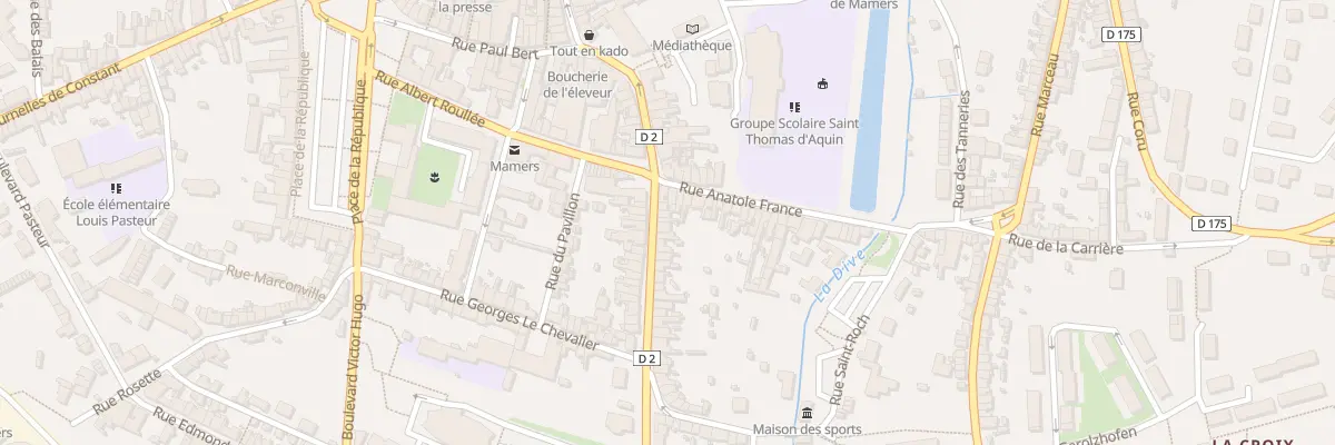 Plan du 58 Rue Ledru Rollin à Mamers