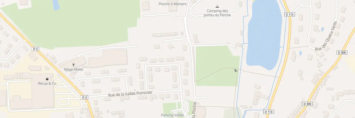 Plan du 43 Rue de la Vallee Pommier à Mamers