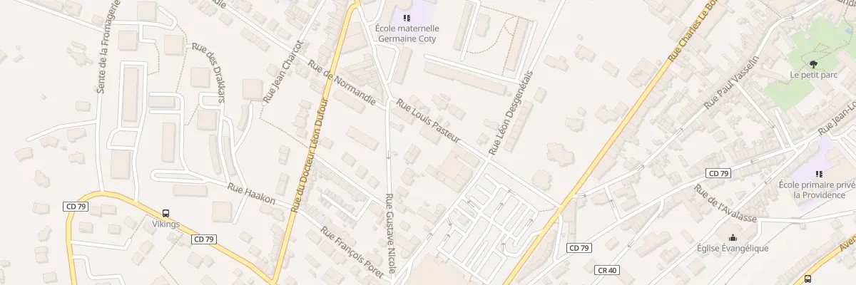Plan du 12 Rue Louis Pasteur à Fécamp